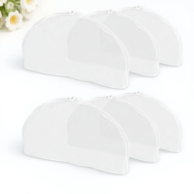 

6Pcs Reinforced Hanger Opening Garment Shoulder Covers for Clean Wrinkle-Free Clothing Storage Clothes Bag Clothes Cover