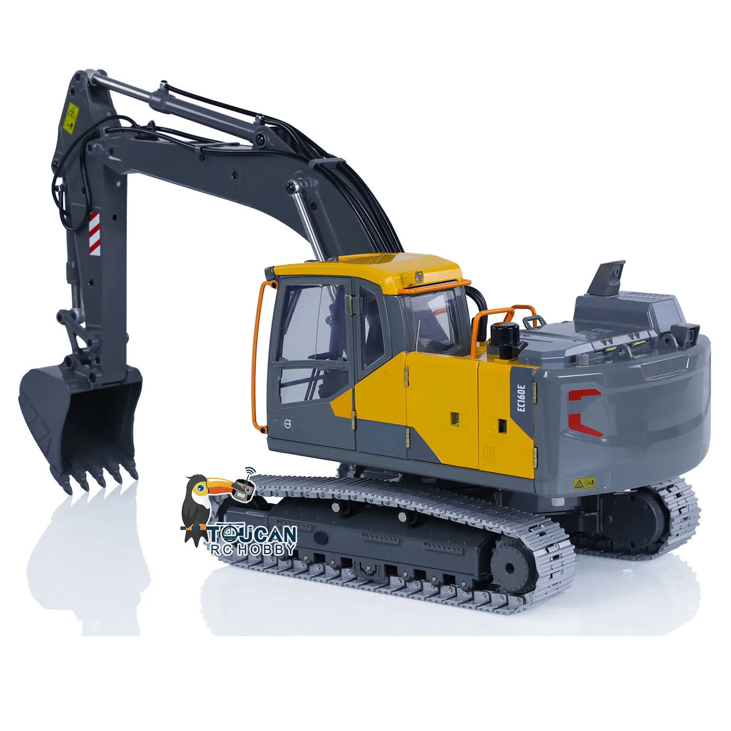 Double E 1:14 Metal Electric RC Excavator E010 EC160E RTR Remoted Diggers Full Alloy Construction Vehicle Trucks Toys TH23137