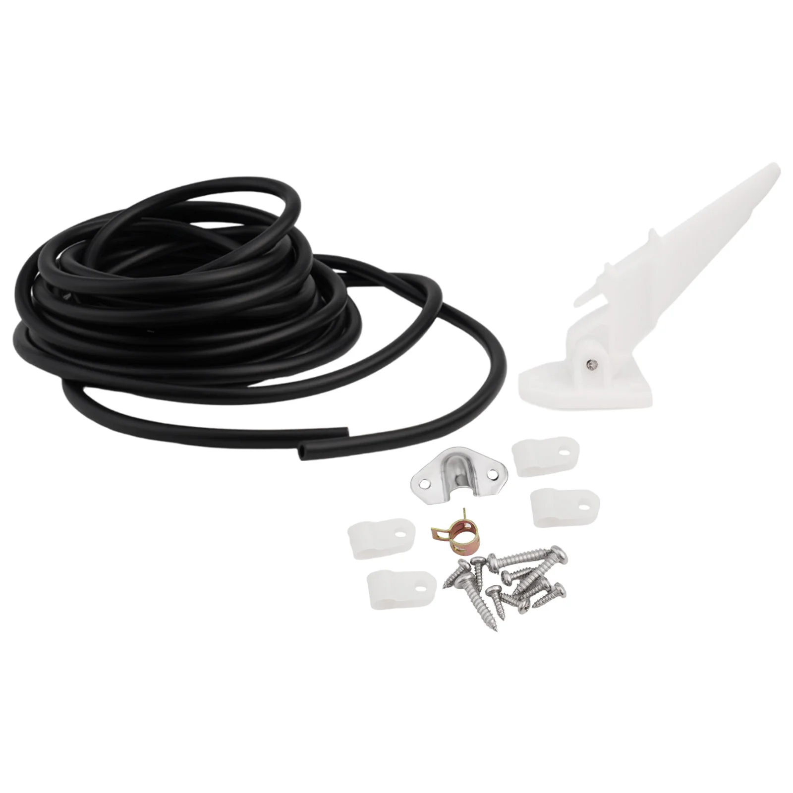 1 Set Boat Speedometer Pipe 80 MPH Speedometer Kick-Up With 600cm PVC Tube Kit 14.2x5.3x5.5cm Car Accessories 1