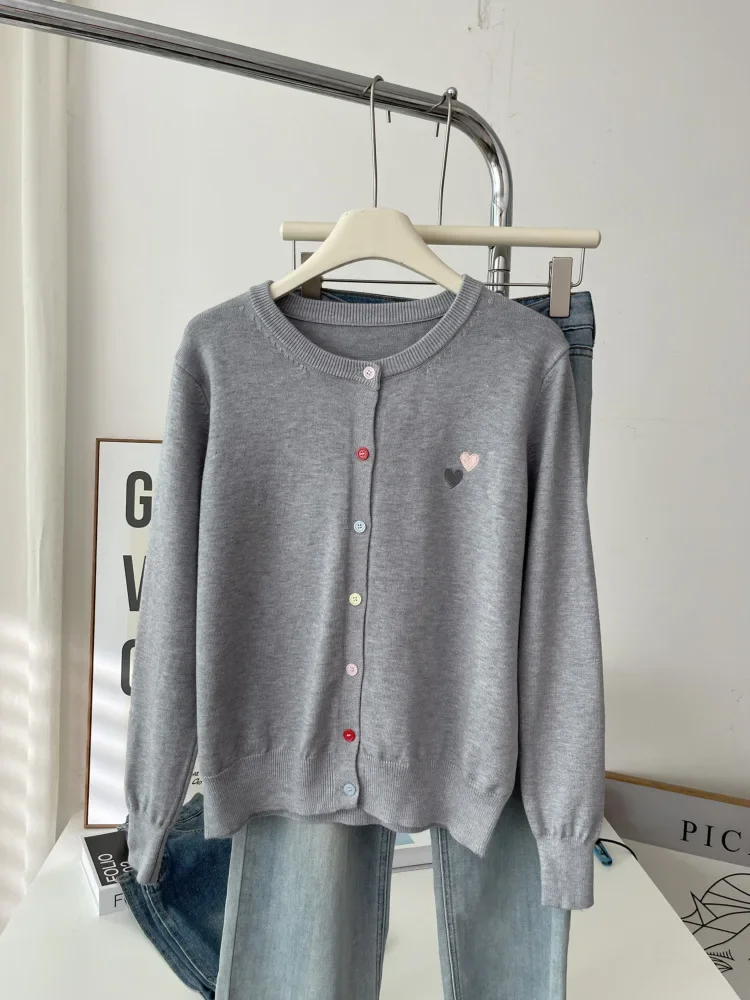 Sueter Feminino, suéteres de moda, suéter tejido blanco con cuello redondo, cárdigans para mujer, suéter de punto de manga larga, cárdigan, Tops para mujer Q1088