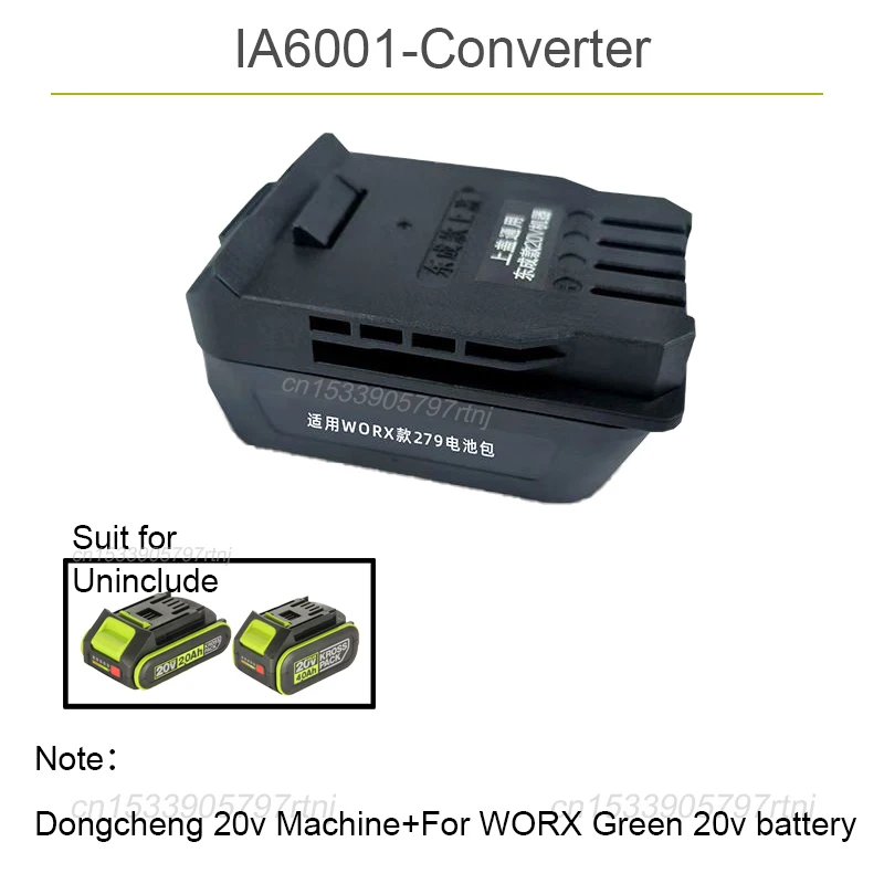 Dongcheng 20v Power Tool Aecessory Interface Converter That Who Can Use Other Mainstream Brand Batteries Reliable and Durable