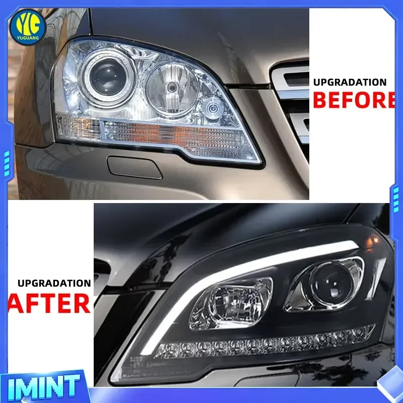 YU GUANG for ML W164 GL Headlights Front Light 2009-2011 Upgrade LED Headlamp ML350 ML300 Automotive