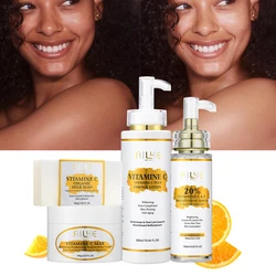 AILKE loción corporal aclarante con vitamina C para el cuidado de la piel, crema para el tono de la piel uniforme, suero Regenerae