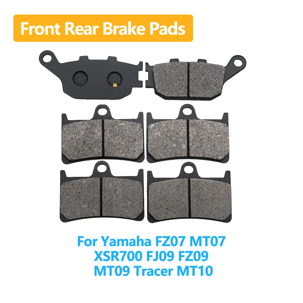 

Front Rear Brake Pads For Yamaha FZ-07 MT-07 FZ07 MT07 XSR700 FJ09 FZ-09 MT-09 FZ09 MT09 Tracer SP MT10 Motorcycle Accessoies