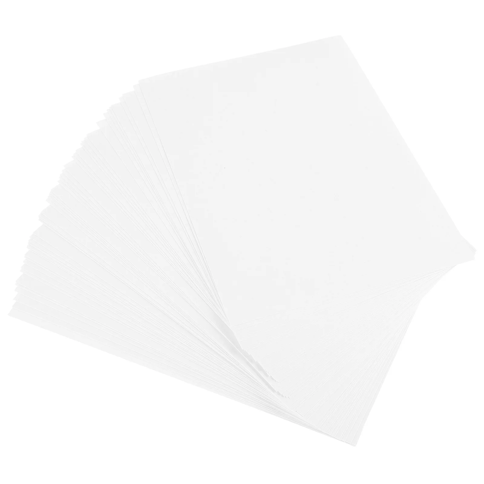 

50pcs Blank Greeting Cards Multi-Function Diy Writable Postcards Smooth Writing Quick Absorb Ink Plain Cardstock Paper For