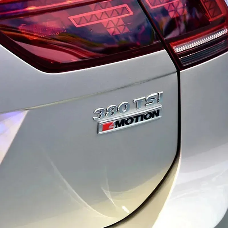 

3D Metal 4MOTION Logo Car Rear Trunk Badge Emblem Sticker Decals For VW 4 Motion Tiguan Passat B8 Polo Golf 4 5 6 7