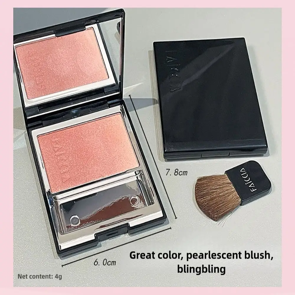 Fard in polvere di colore sfumato Multi-Purpose Fard glitter perlescente Palette di ombretti Evidenzia cosmetici per ombretti