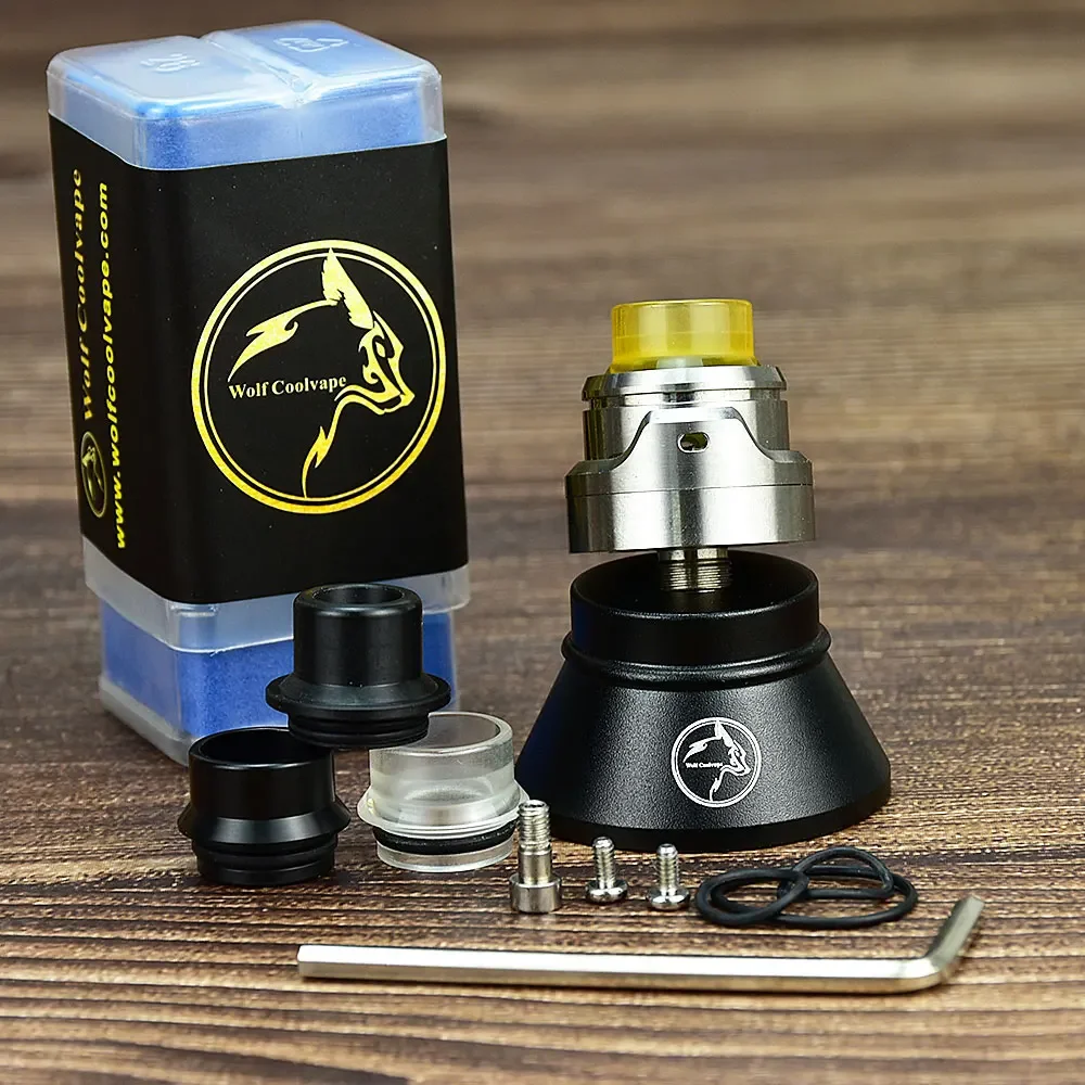 

AirLab RM RDA 22mm by Wolfcoolvape - MTL Vape 316SS Rebuildable Dripping Atomizer