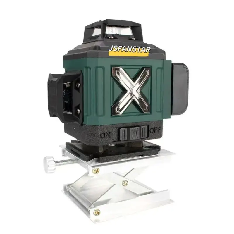 

ATVProfessional 16 Lines 4d Green Wall Mount Laser Level Long Distances Tripod Adjustable for Outdoor