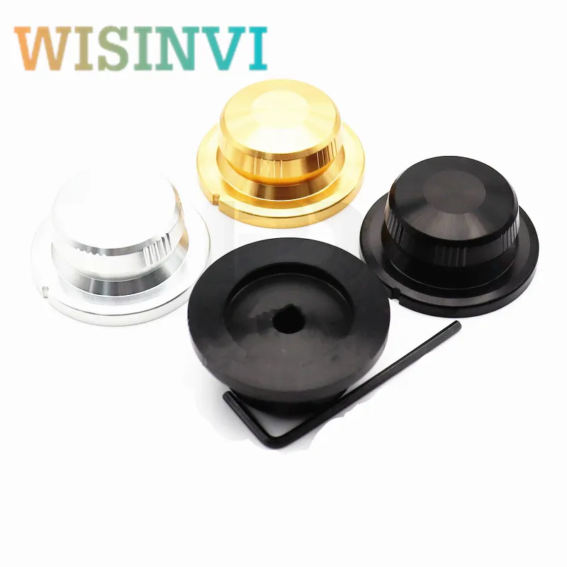 40×18MM Aluminum Alloy Grass hat shape knob cap Potentiometer Knob cap medical equipment knob cap circular hole 6mm