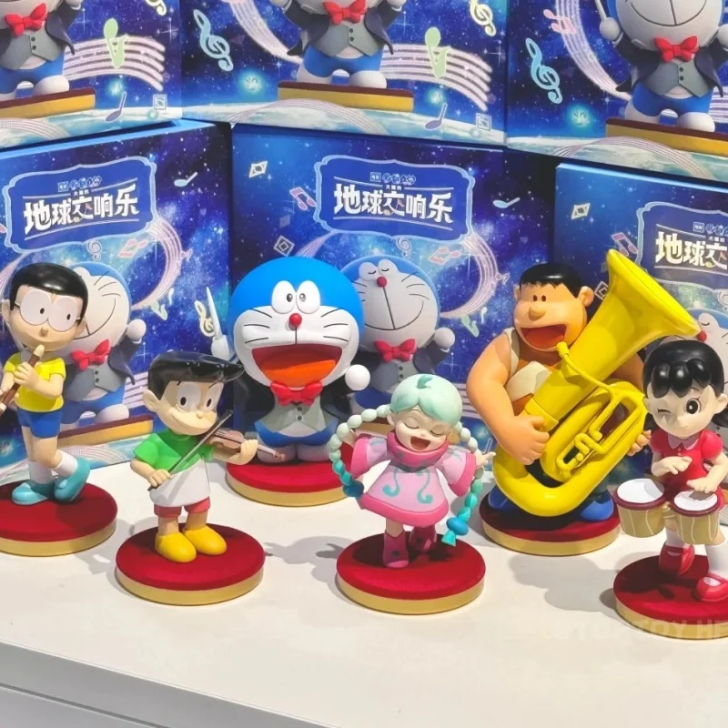 

Подлинная аниме Doraemon Earth Symphony Series слепая коробка загадочный сюрприз фигурка кукла подарок кукла украшения украшения игрушка в подарок