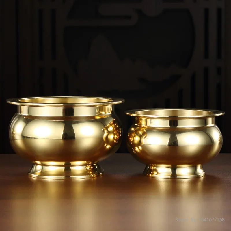 Brass Incense Burners for Buddha, Household, Indoor, Living Room, Retro, Tea Ceremony, Sandalwood