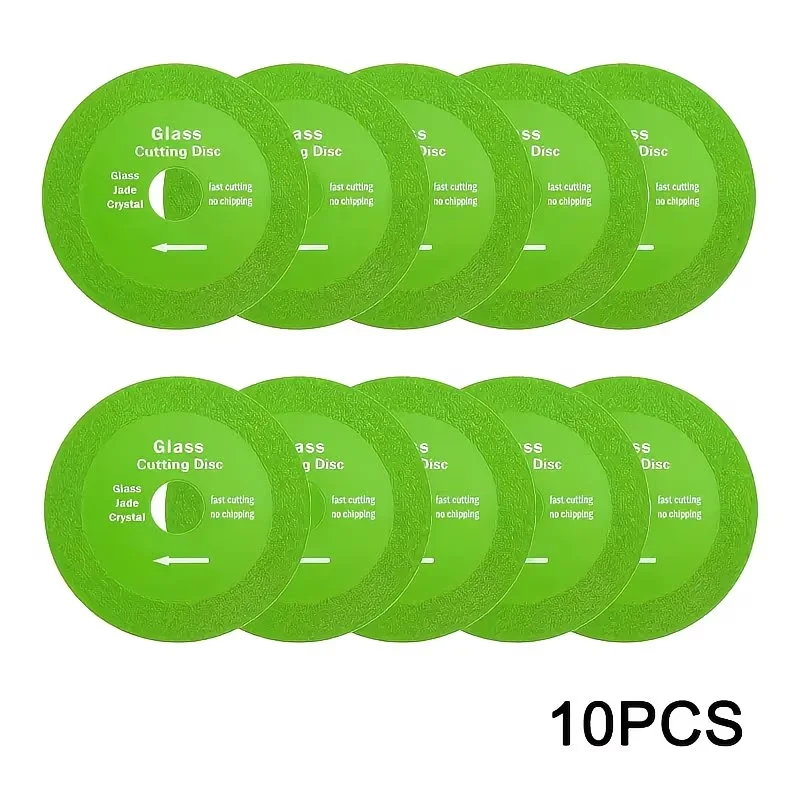 

10/5/2PCS 4inch Diamond Brazing Ultra-Thin Steel Saw Blades For Glass/Tile/Wine/Bottle Cutting Saw Blade Cutting Tool