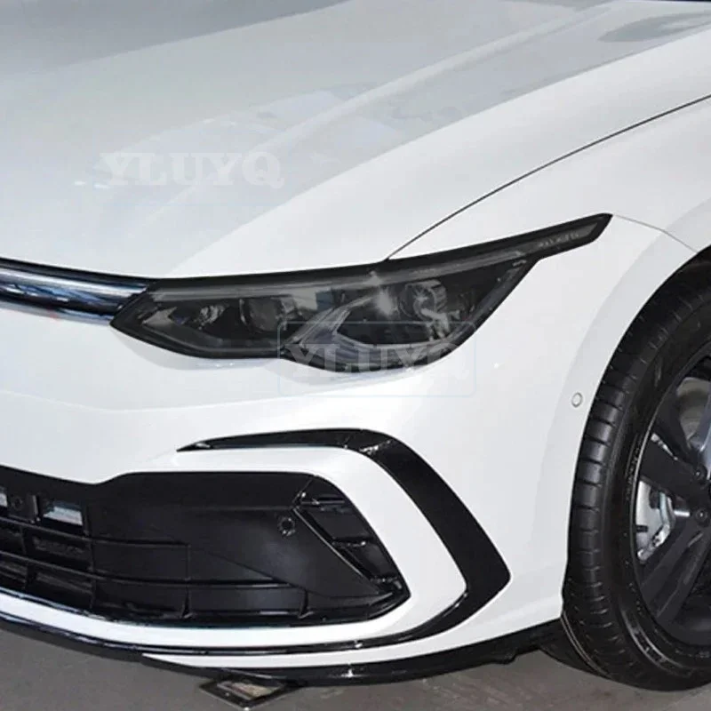 For Volkswagen VW Golf 7 8 MK7 MK7.5 MK8 2014-2022 TPU Car Headlights Taillights Black Protective Film Transparent Sticker Refit