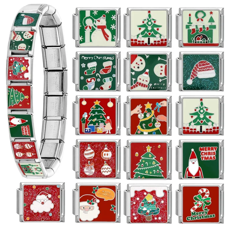 جديد جميل الحيوانات الأليفة القطط والكلاب وصلات سحرية إيطالية تناسب 9 مللي متر سوار الفولاذ المقاوم للصدأ النساء الرجال DIY بها بنفسك صنع المجوهرات