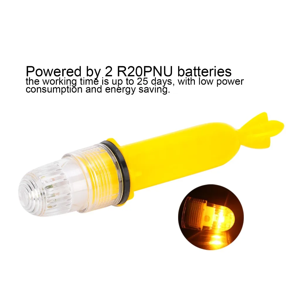 Distress Signal IP65 Waterproof LED Beacon Lamp Flashing Bar Intelligent Light Control Navigation Lights Night Fishing
