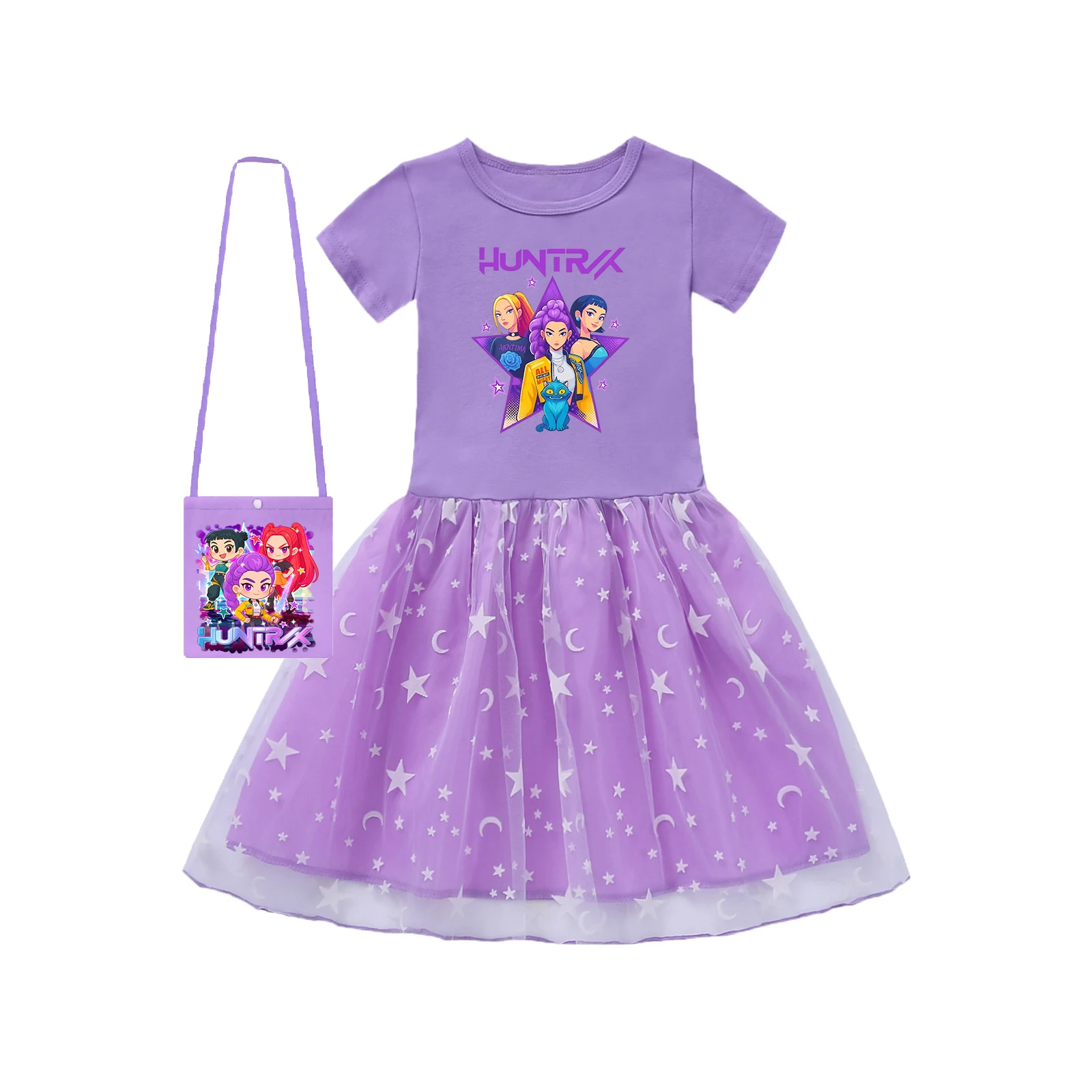 סרט אנימה HUNTR X Kpop Demon Hunters Zoey Rumi Mira תחפושת קוספליי להלווין קרנבל תפקיד משחק במה תחפושת פרופ