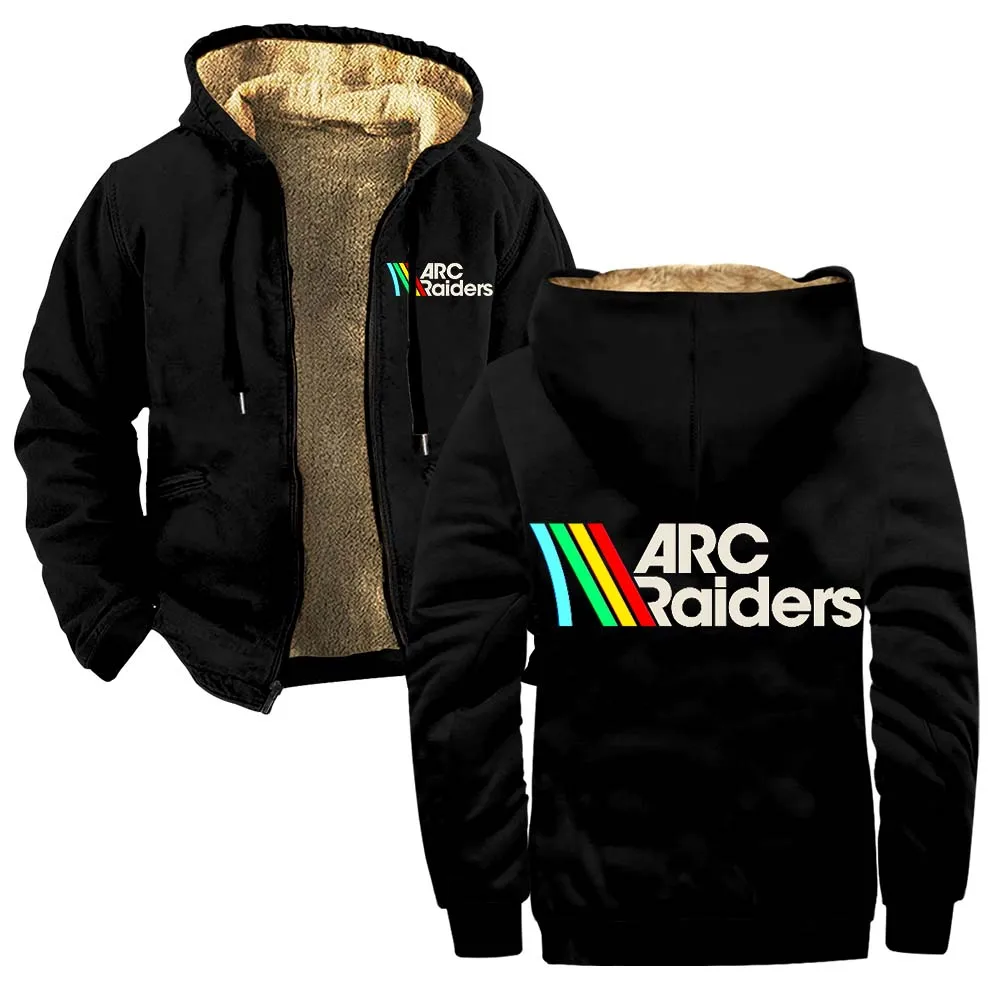 Arc Raiders 2025 Merch Zipper Sudaderas con capucha Chaqueta Parkas Unisex Casual Manga larga Streetwear Abrigo