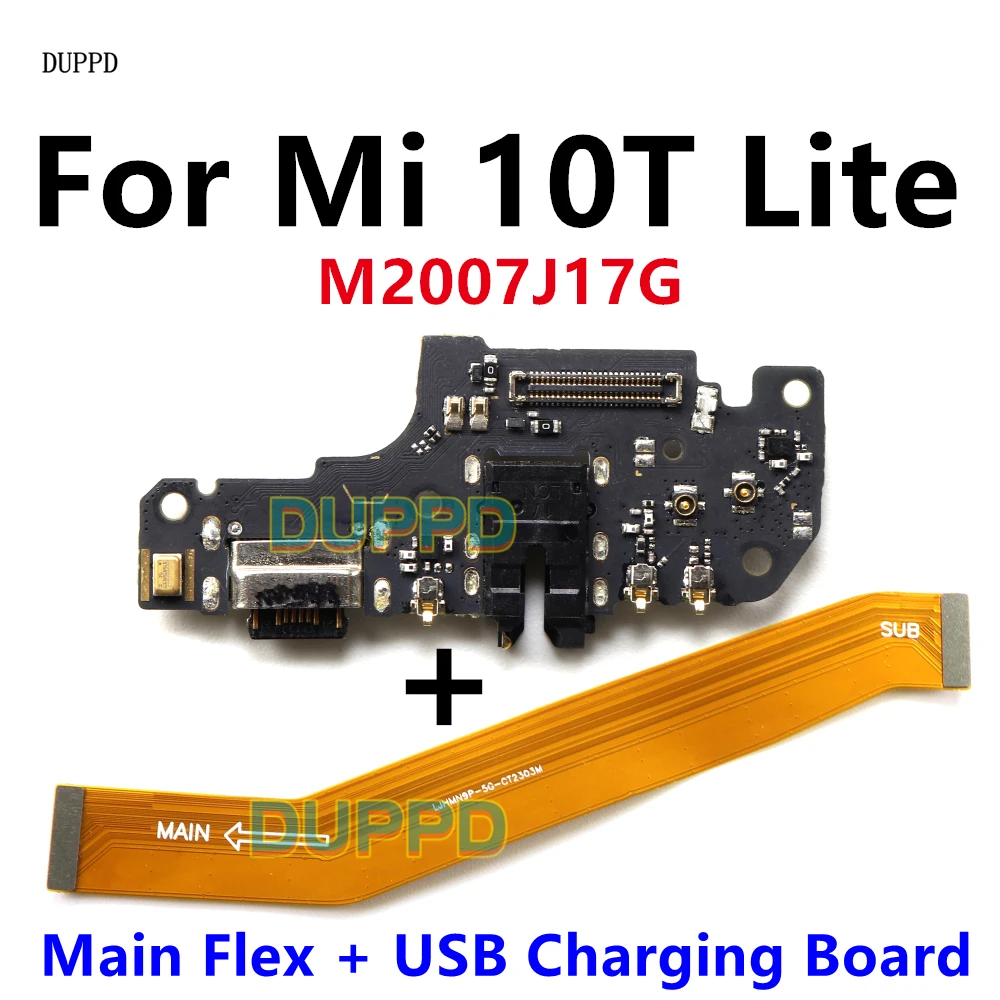 Für Xiaomi Mi 10T Lite 5G 10TLite Dock Connector USB Ladegerät Lade Port Mainboard Wichtigsten Mutter bord Flex Kabel 33W