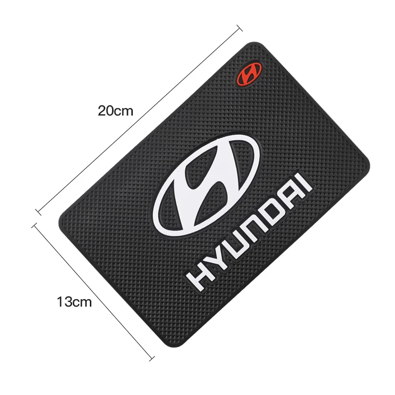 Car Dashboard Non-slip Mat Phone Key Storage Pad Car Accessories For Hyundai Genesis N-LINE I10 I20 I30 I40 IX20 IX35 Kona Getz