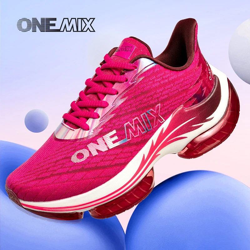 Onemix-Chaussures de course professionnelles pour hommes et femmes, baskets de course, de sport décontractées, de qualité supérieure