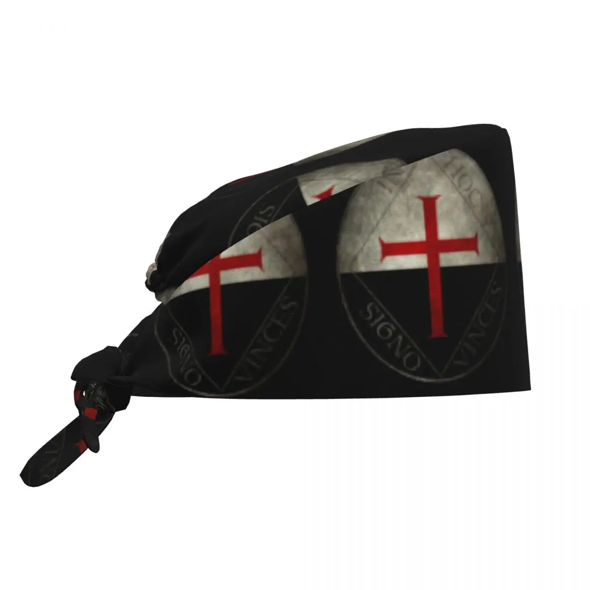 Templar Knight Jerusalem Cross Seal Medieval Warrior Symbol Scrub Hat Surgical Scrub Caps Nurse Medical Cap Work Scrubs Hat