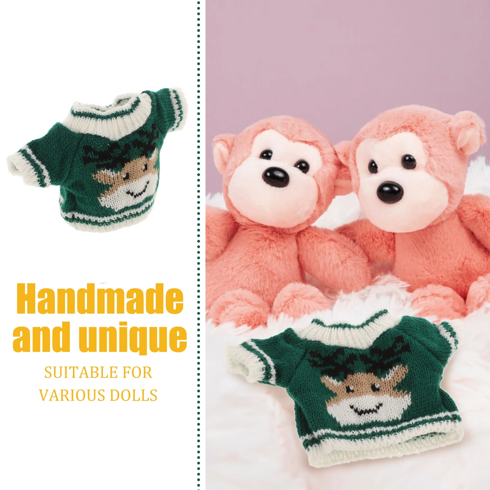 Toy Bear Sweater Decor for Children Wear-resistant Supply Lovely Clothes Girls Toys