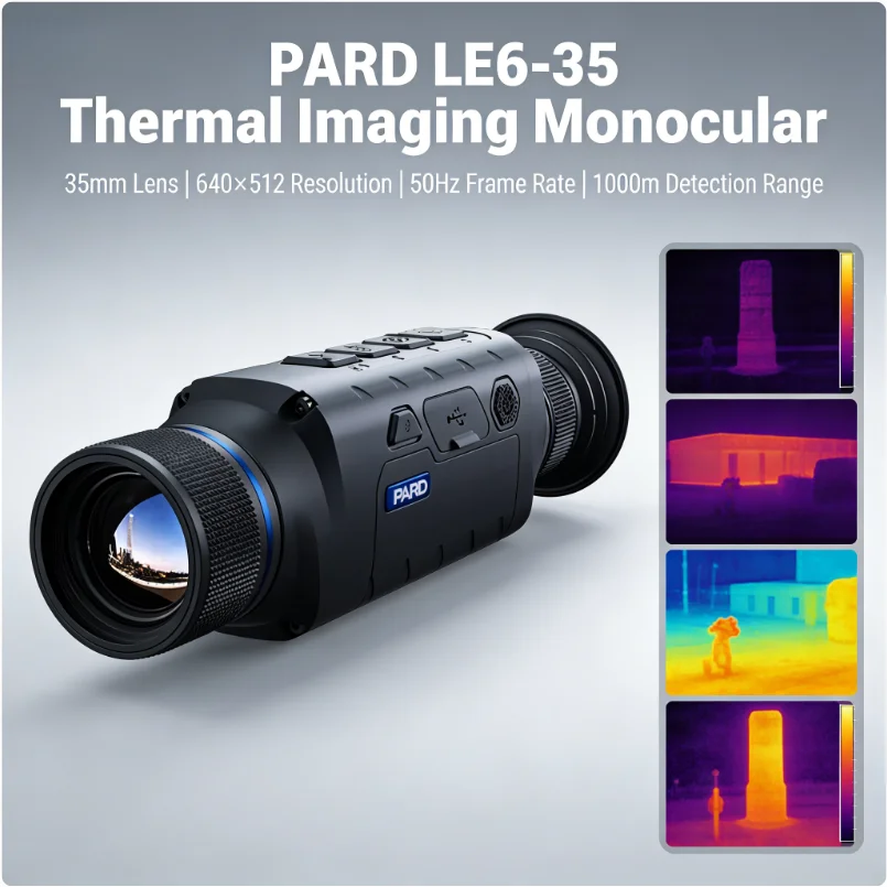 PARD Leopard 480/640 Thermal Imaging Monocular Without LRF Waterproof Hunting Digital Camera NETD 25mK 12μm PIP