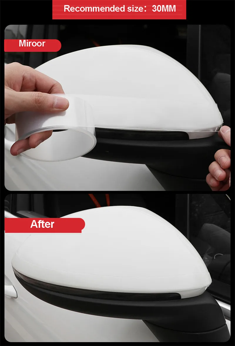 Transparent Auto Tür Aufkleber Protector Auto Tür Sill Kratz Aufkleber Protector Nano Band Auto Stoßstange Streifen Auto Schützen – Detail 7