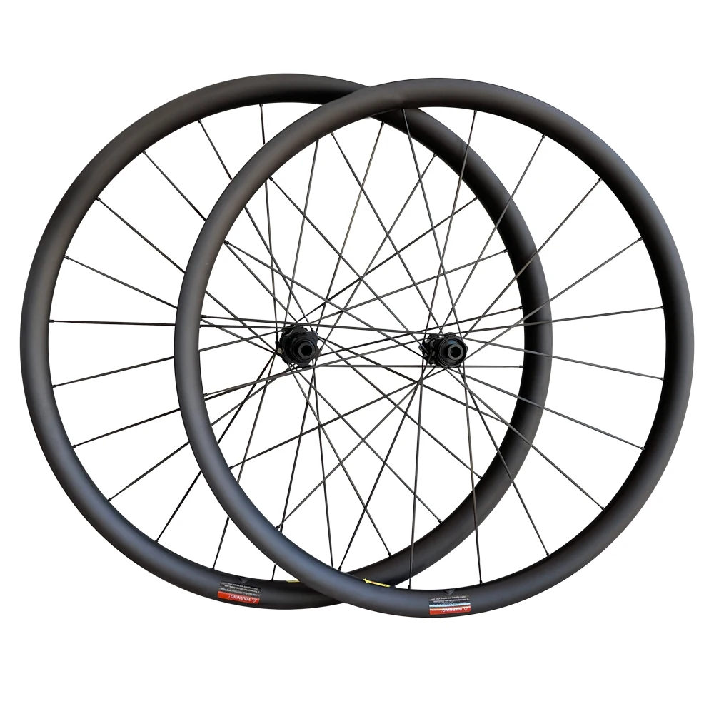 AWST 1140g 30mm Carbon Wheels Disc Brake 700c Road Bike Wheelset EUC UCI Quality Carbon Rim Center Lock Road Cycling