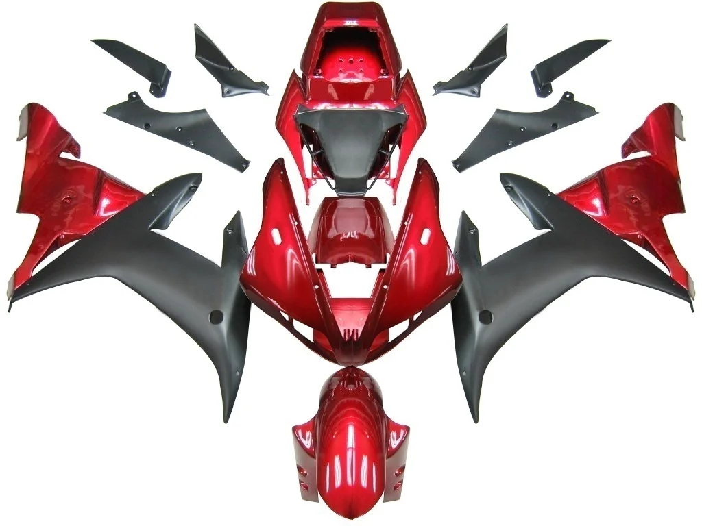 For     YZF R1 2002 2003 ABS Plastic     Motorcycle Fairing Kit Bodywork with Heat Shield and Bolt Box