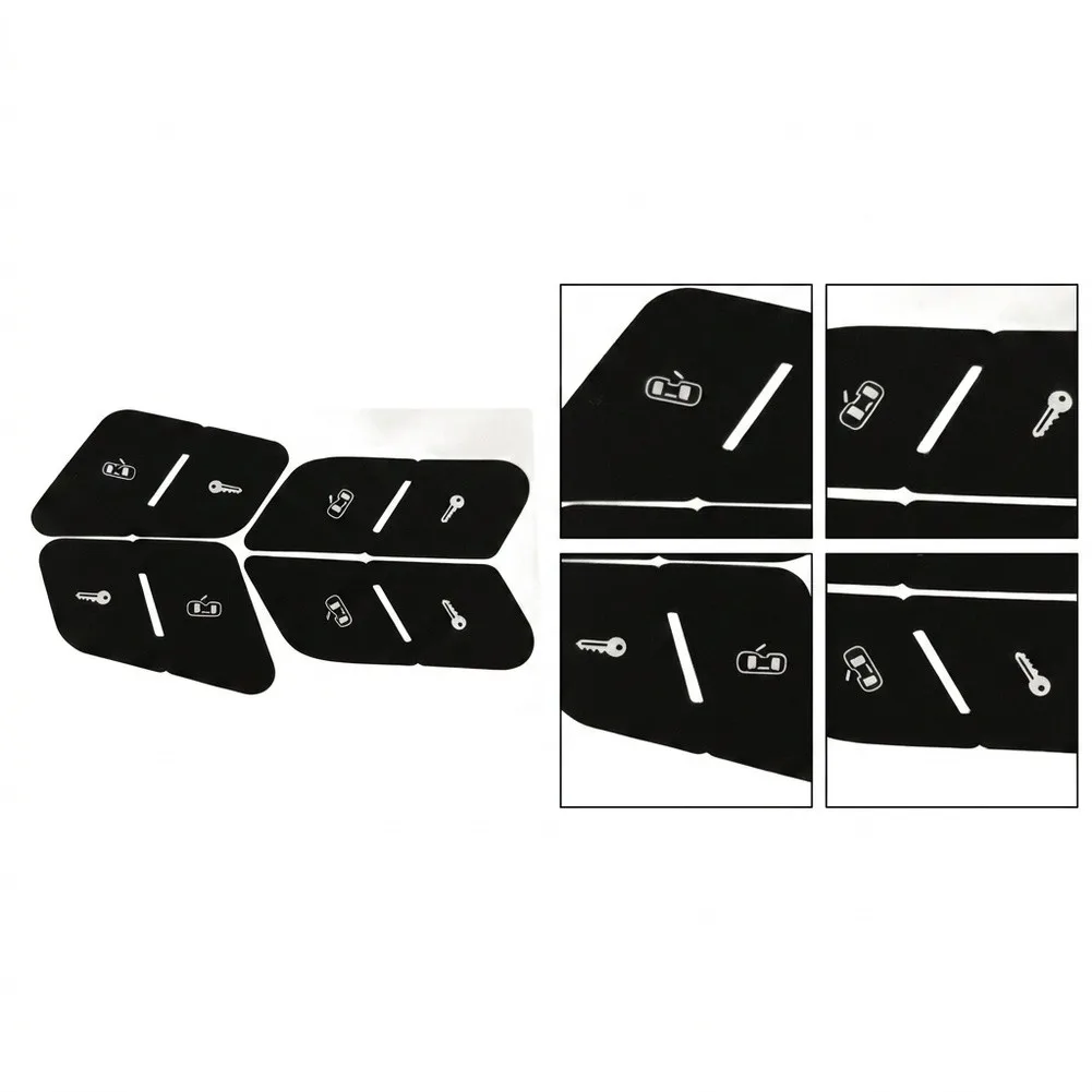 Interior Door Lock Button Repair Decal Sticker Compatible with For JETTA For GOLF For PASSAT 2006 to 2010 Model Years