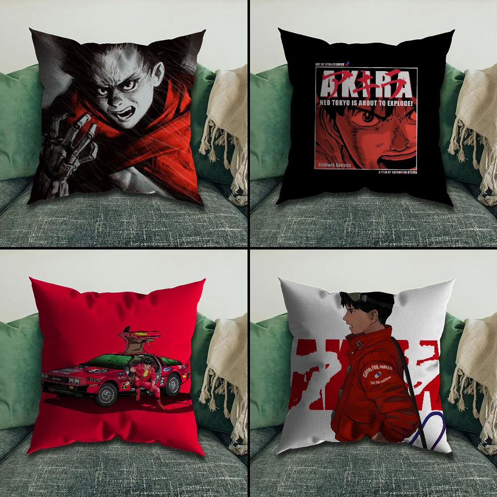 

Anime AKIRA Motorcycle 90s Pillow Case Pillowcase Home Sofa Cushions Car Cushions Pillowcover Office Pillowshell Pillow