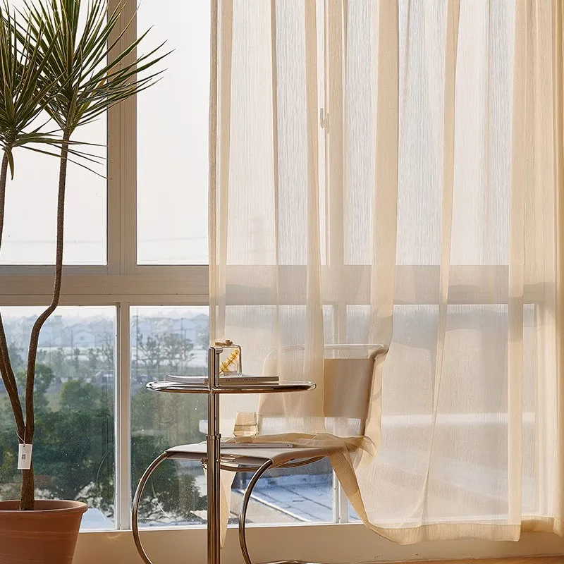 

Luxury Geometric Floral Tulle Home Curtains European Style Sheer Window Pencil Pleat Grommet Top for Living Bedroom