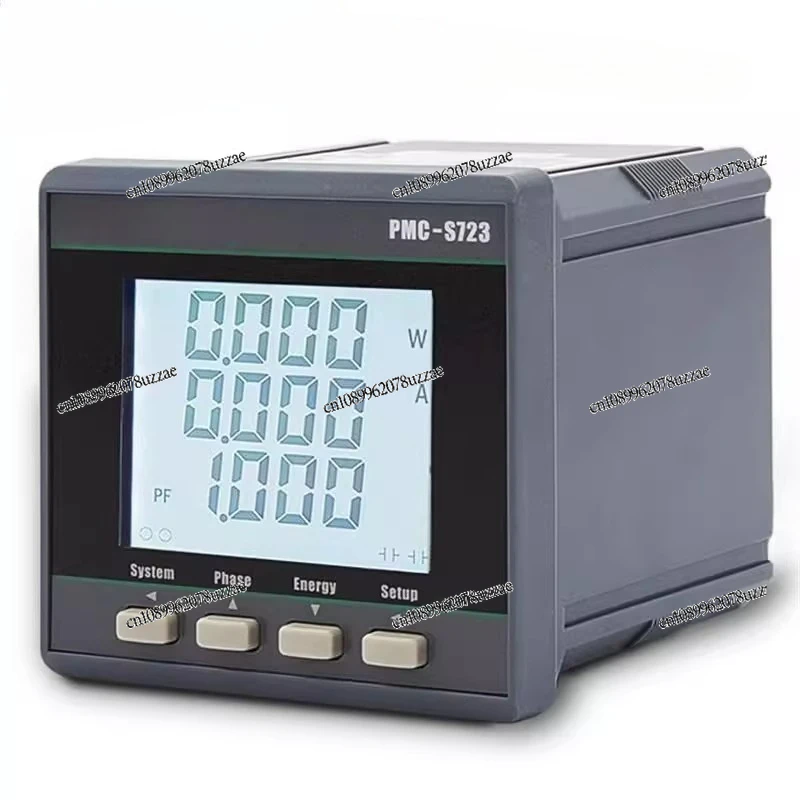 

PMC-S723 Three-phase Intelligent Liquid Crystal Meter Multi-function Disc Meter 0.5S High-precision Meter