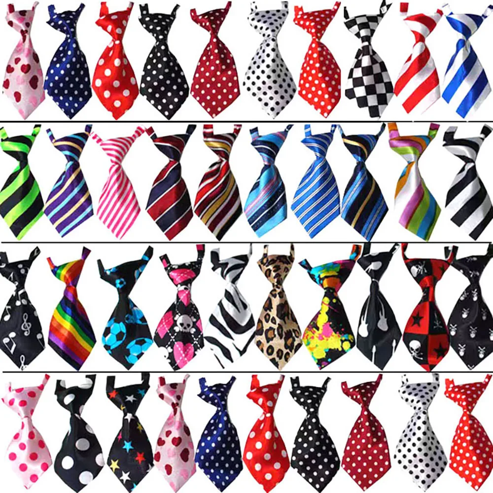 Pet Cat Dog Bow Tie Lots Mix Colors Grooming Accessories Adjustable Puppy Bow Tie Products Pet Bowtie Supplies 5pc/lot