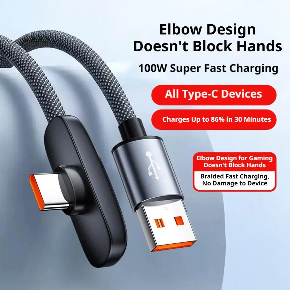 Câble USB C Type C vers USB C, charge ultra rapide, câble de données vidéo VR, charge rapide 100W PD pour ordinateur portable, Macbook Pro, iPad 1M/1.5M/2M