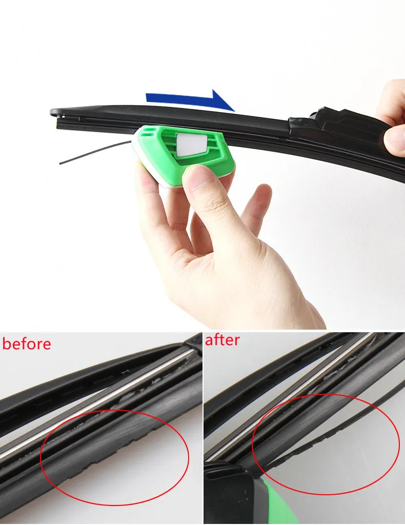 Automobile Truck Windshield Wiper Blade Refurbish Restorer for Volkswagen VW GOLF 5 6 7 GTI TIGUAN PASSAT B5 B6 B8 JETTA MK5 MK6