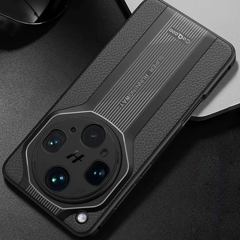 

Роскошный силиконовый чехол для телефона с венами личи для OPPO FIND X8, ультрамягкая живопись, броня из ТПУ, чехол для FindX8Ultra