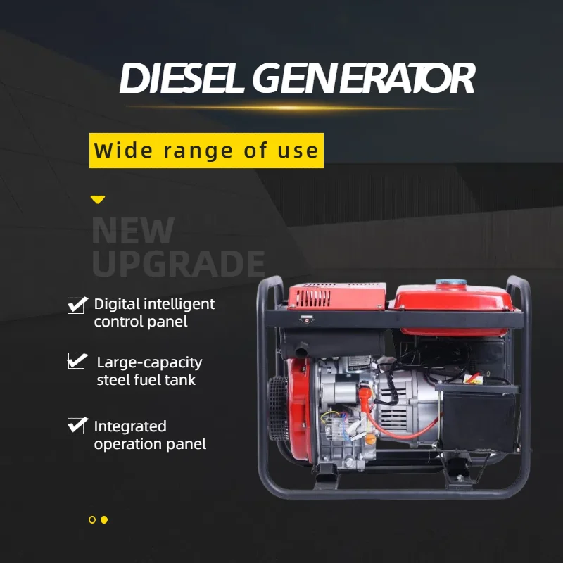 

Quiet Lightweight Inverter Generator Portable Ready-to-use Customizable Factory Direct Sales Camping Electricity Genset 220v