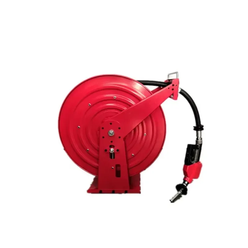 Empty Reel drums Heavy Dual Pedestal Air hose reel Retractable Oil Auto Hydraulic Hose Reels