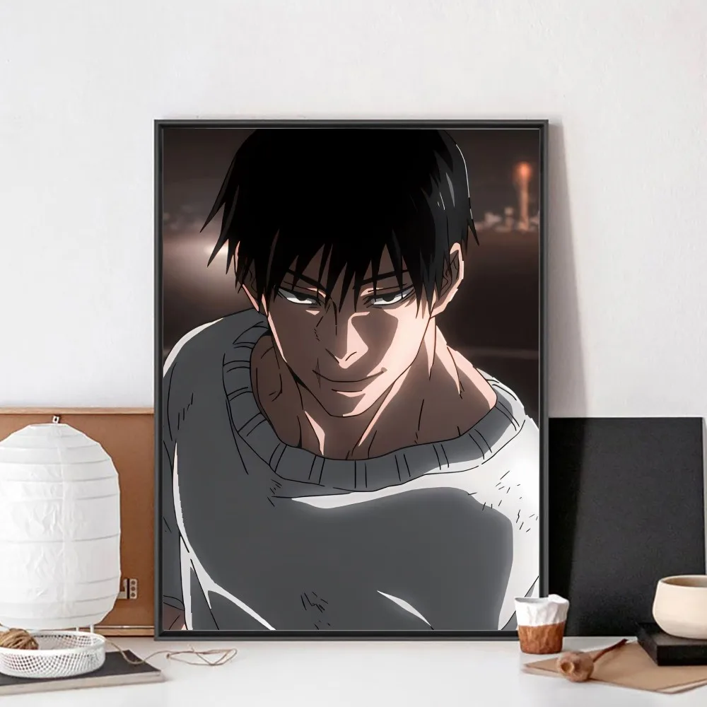 Jujutsu Kaisen Fushiguro Toji Poster No Framed Kraft Club Bar Paper Vintage Poster Wall Art Painting Bedroom Study Stickers