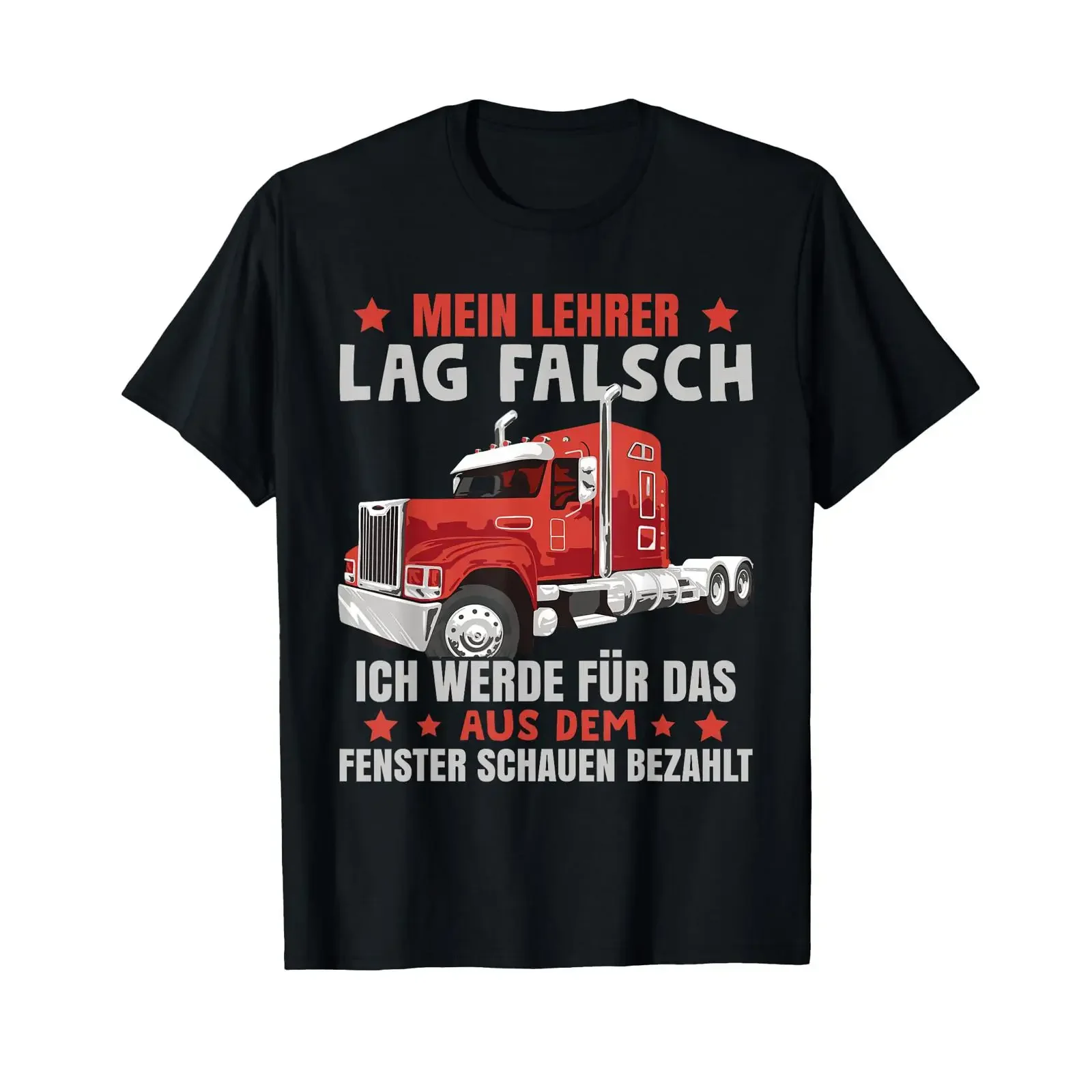 Sponsored Ad Funny Lorry Driver Sayings Truck T Shirt black vintage Washed streetwear Unisex homme Comfortable Stylish