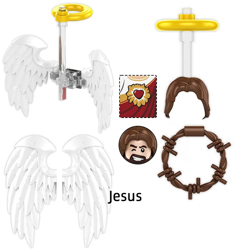 Le modèle de jésus blocs MOC briques ensemble cadeaux jouets DZ158