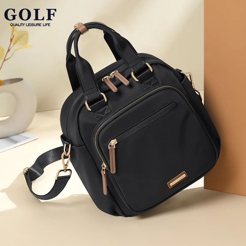 

GOLF QUALITY New Designer Women's Backpack Oxford Waterproof Multi-Function Small Shoulder Bag for Lady High Quality Solid Color