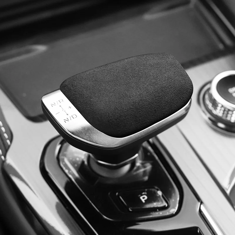 

Car Interior Suede Cover Gear Shift Collar Wrap for GEELY MANJARO 2021 2022 2023 2024, EMGRAND 2022 2023 2024