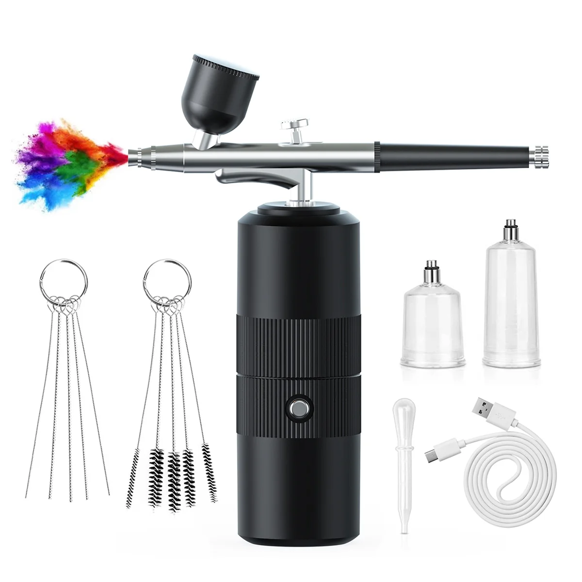 

Oxygen Injector Protable Airbrush for Nails Art Paint Air Compressor Nano Fog Mist Spray Manicure DIY Cake Sprayer