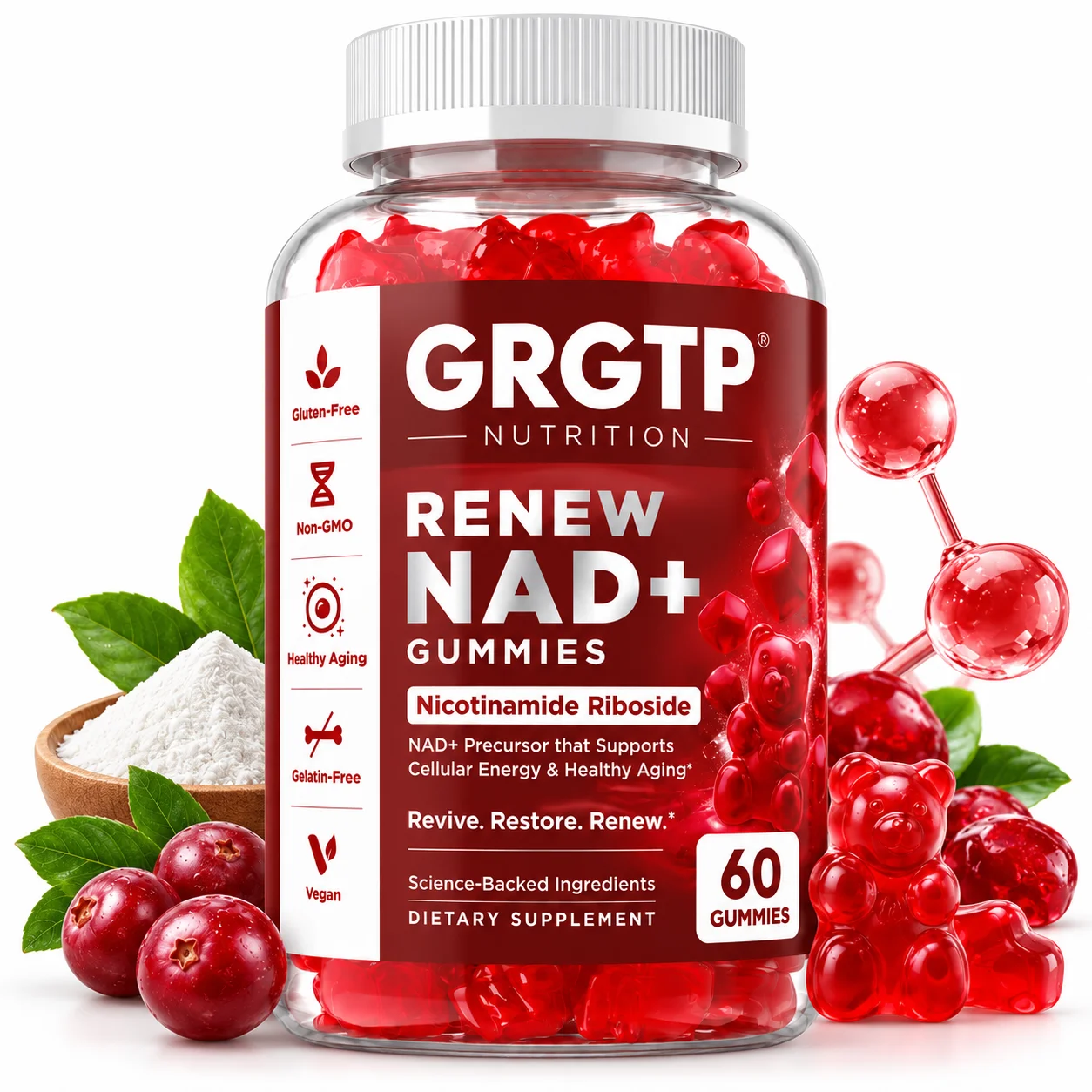 Renewable Energy Is - Herstel uw NAD+-gehalte met deze gummies