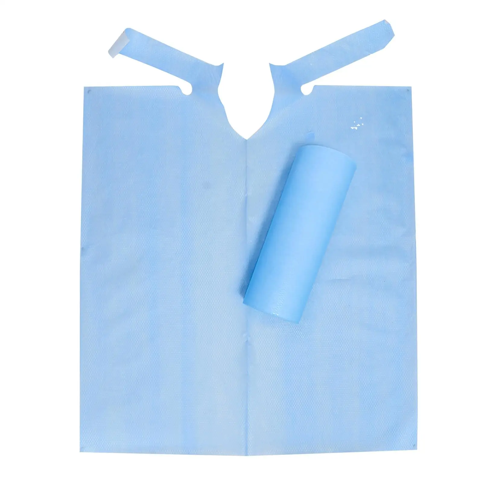 Disposable Dental Bib Skin Friendly Soft PE Film for Beauty Salon-Patient