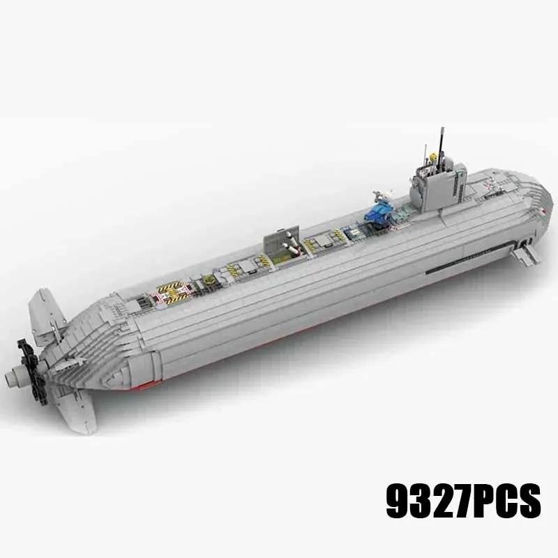 Moc Building Bricks Military Boat Model Thunderstorm Submarine Technology Modular Blocks Gifts Christmas Toys DIY Sets Assembly